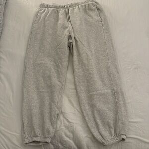 Old Navy Light Gray Fleece Sweatpants